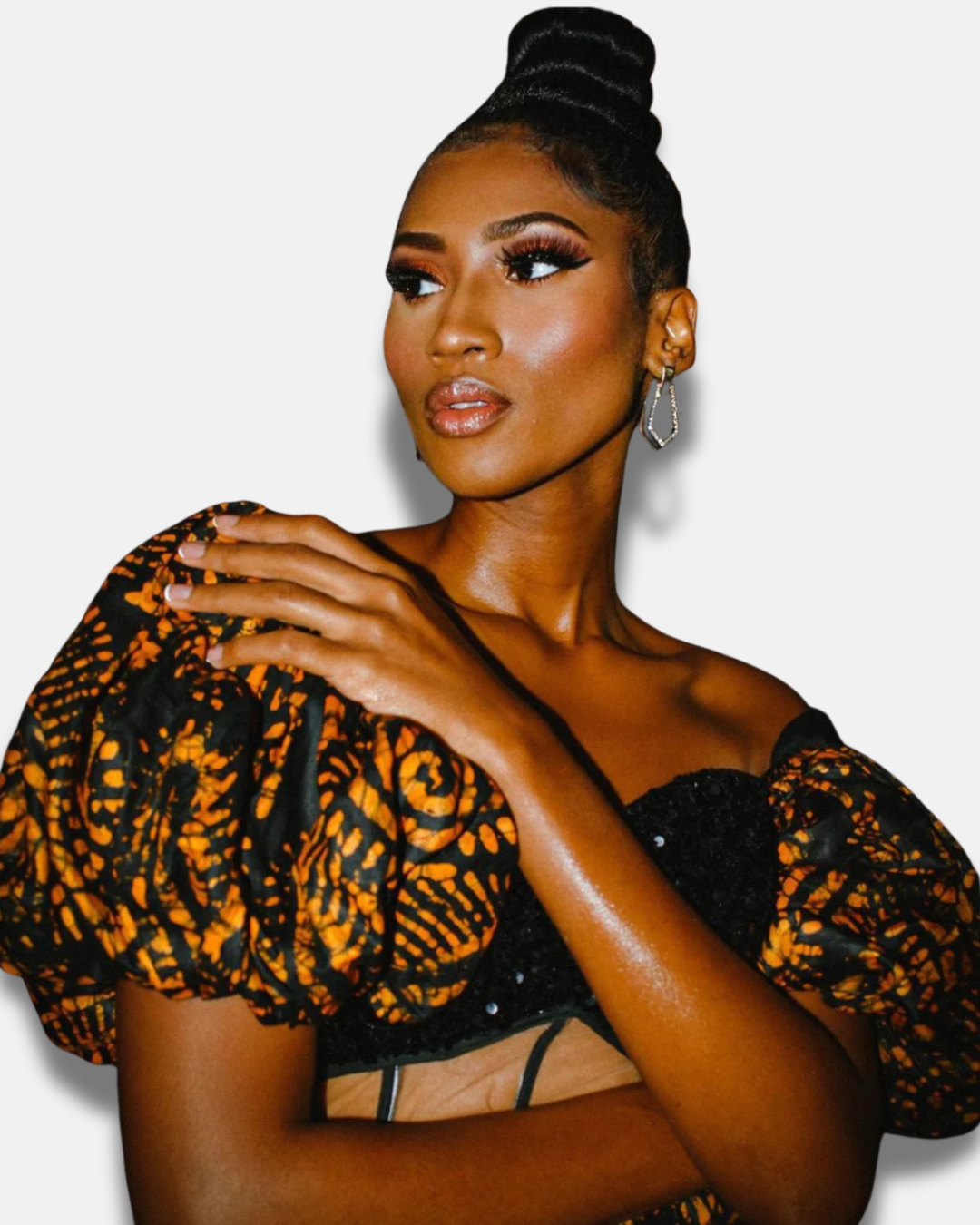 Custom Velvet & Batik Kindeli Gown